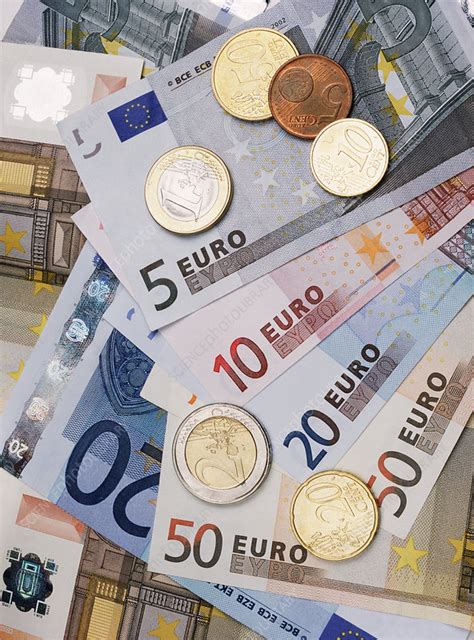 Euro currency - Stock Image - T362/0229 - Science Photo Library