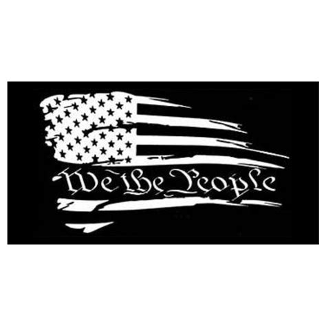 We the People Flag Bumper Sticker — PatriotDepot.com