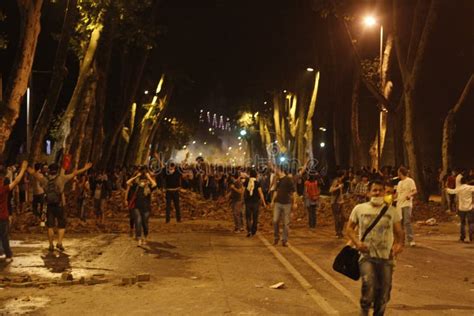 Istanbul Taksim Protests editorial photo. Image of istiklal - 74512726