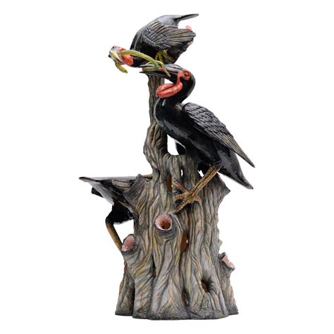 Hornbill sculpture - pascoegallery