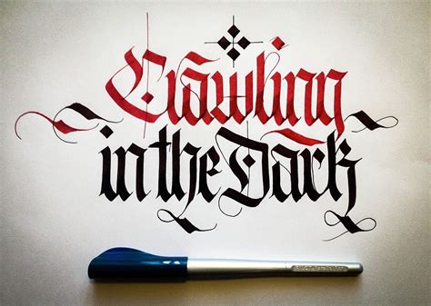 CALLIGRAPHY FRAKTUR LETTERING on Behance | Lettering, Calligraphy words ...