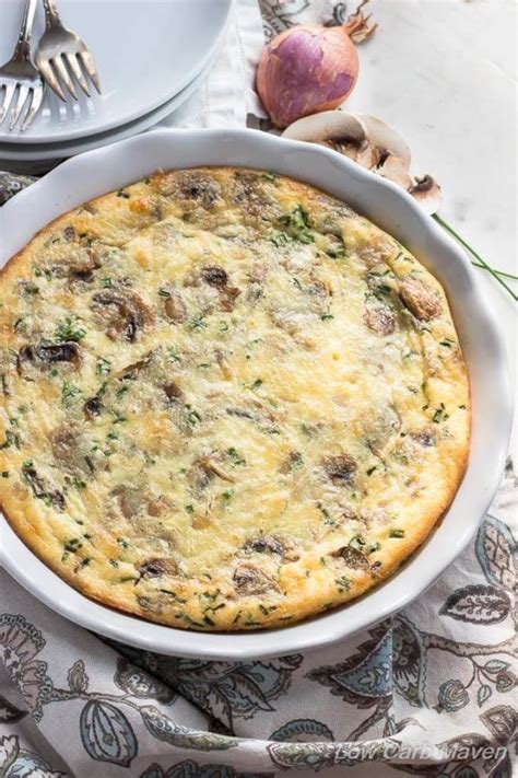 Easy Low Carb Crustless Quiche With Mushrooms - Low Carb Maven