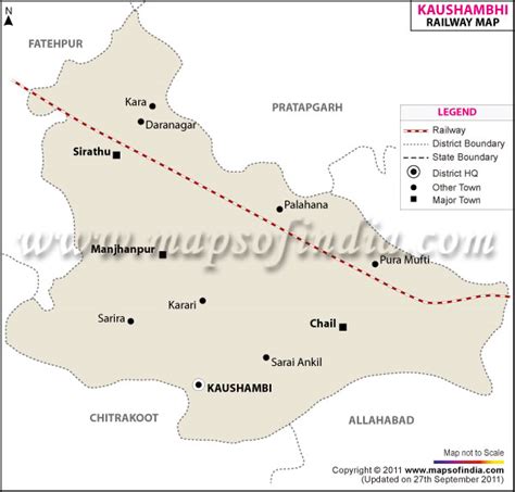 Kaushambhi Railway Map