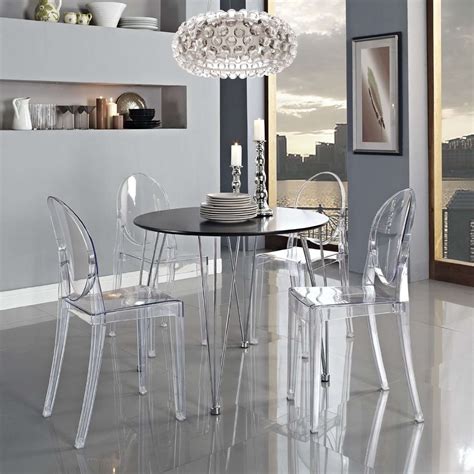 Philippe Starck Louis XVI Ghost Side Chair, Clear – Office Chairs Canada