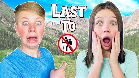 LAST To STOP Hiking WINS! With Kids Fun TV Jazzy Skye from Fun Squad ...