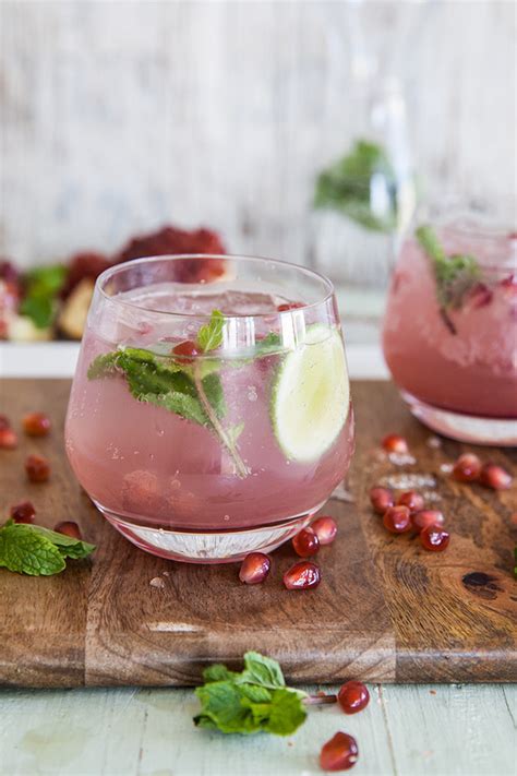 Sparkling Gin Pomegranate Cocktail - Bombay Rocks