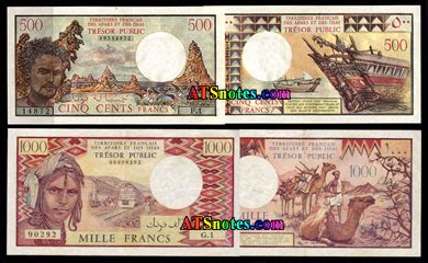 Djibouti banknotes - Djibouti paper money catalog and Disney currency ...