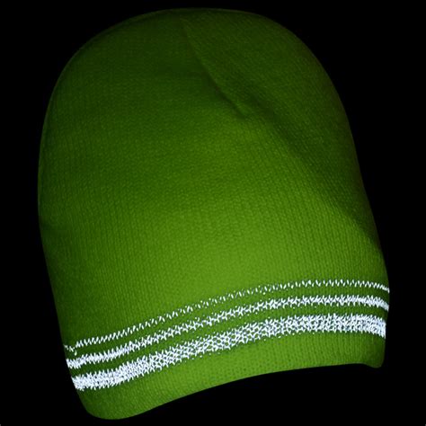 4imprint.com: Vivid Knit Beanie with Reflective Stripes 158475