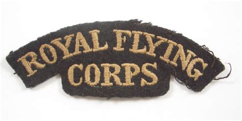 ROYAL FLYING / CORPS WW1 shoulder title in FLYING