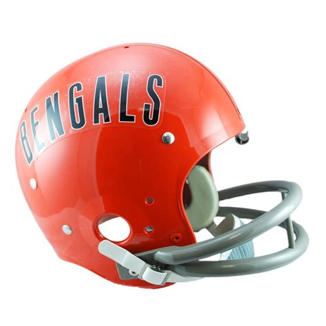 Riddell NFL Cincinnati Bengals 1968-1979 Throwback Rep TK Suspension Full Size Football Helmet