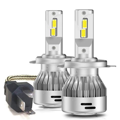 H4 LED Headlight Bulbs, LASFIT H4 9003 HB2 LED Bulbs Brightness Dual Hi ...