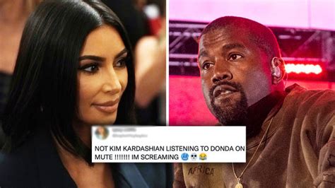 Kim Kardashian listens to Kanye West's 'DONDA' on mute sparking hilarious memes - Capital XTRA