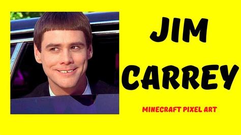 Jim Carrey - Pixel Art | Pixel art, Jim carrey, Minecraft pixel art