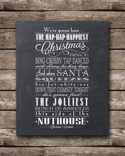 Christmas Vacation Quote Clark Griswold Printable Poster