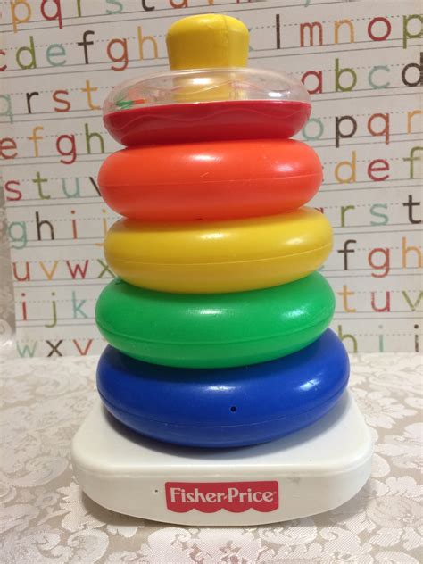 Fisher Price Ring Stacker Rock O' Stacker Baby Toy - Etsy