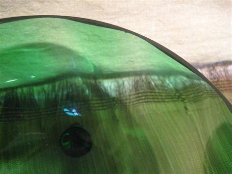 Green Glass Dessert Set | * 6 (4.5w x 2.75h) dessert bowls: … | Flickr
