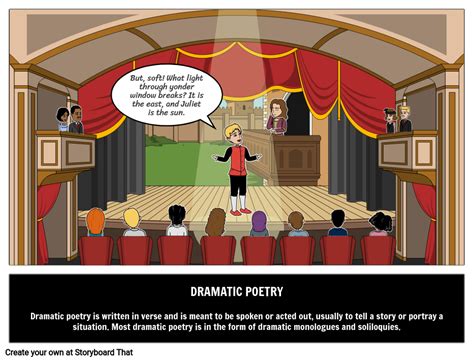 Dramatic Poetry: Literary Genre with Examples