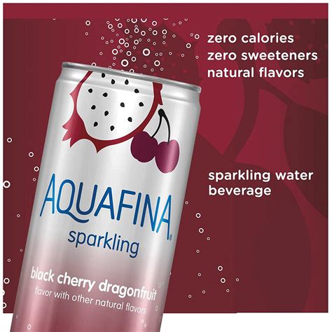 Aquafina Sparkling Water, Black Cherry Dragonfruit, 12 fl oz. cans (12 Pack): Amazon.com ...