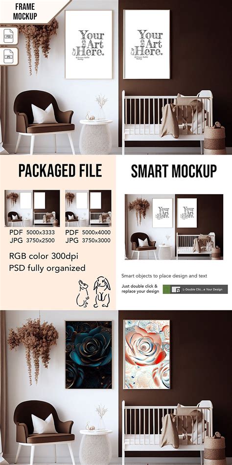 Poster Smart Mockup PSD & JPG Template Graphic (2774478)