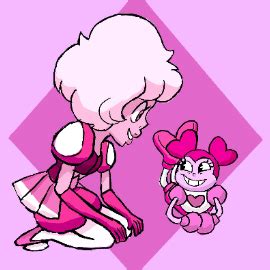 Pink Diamond and Spinel by Rabbott on Newgrounds