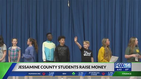 Jessamine county students raise money for school resource officer’s family - YouTube