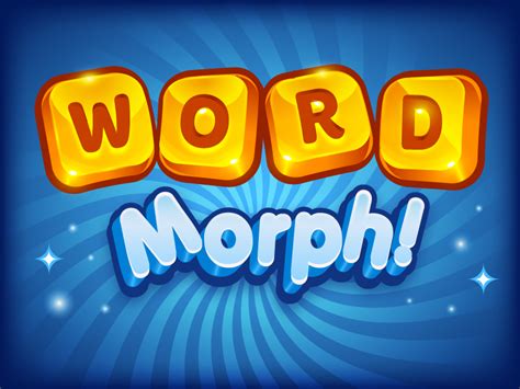 Word Morph Logo Preview | Game logo, ? logo, Words