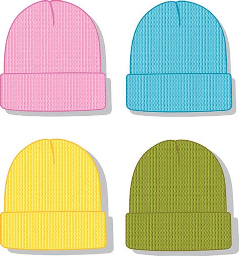 Beanie Hat Mockup Vector stock vectors - iStock