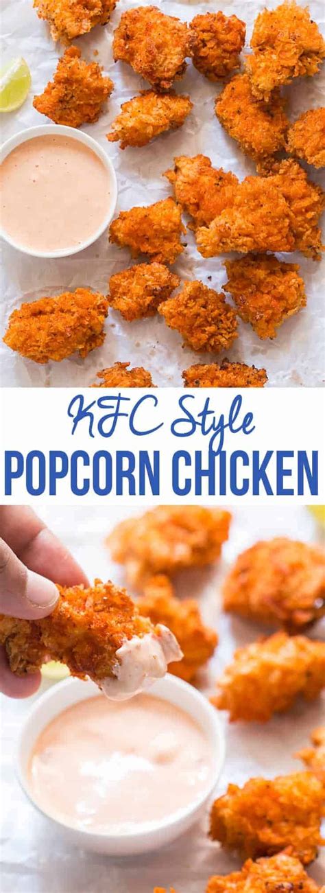 KFC Style Spicy Popcorn Chicken - My Food Story