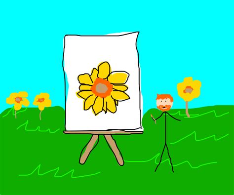 Sunflowers - Drawception