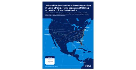 JetBlue Flies South to Four All-New Destinations in Latest Strategic ...