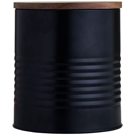 Wilko Black Metal Storage Canister | Wilko