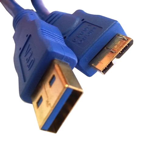 Blue USB 3.0 Micro Cable