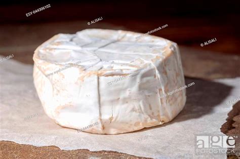 white cheese with mold on stones texture, close up, Italian, French ...