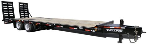 Deck-Over Equipment Trailer | Tag Along Flatbeds | Felling Trailers