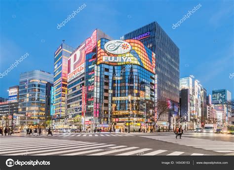 Cityscape in Ginza District – Stock Editorial Photo © Torsakarin #145436153