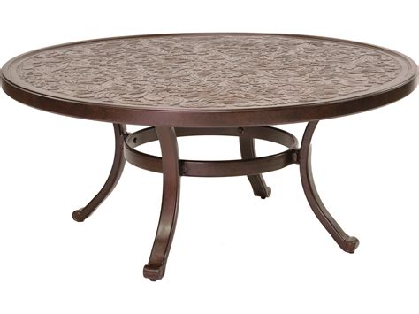 Castelle Vintage Cast Aluminum 42 - 44 Round Coffee Table Ready to Assemble | PFNCC42