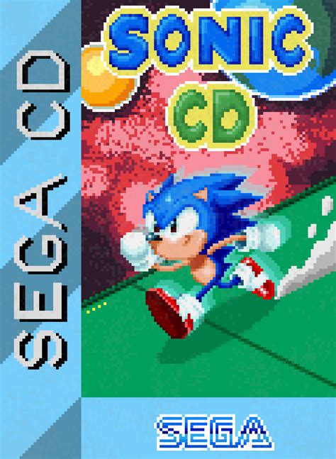 Pixilart - Sonic cd box art by Bo0ger