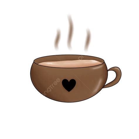 Cappuccino Coffee Cup Illustration, Coffee, Cup, Cartoon PNG Transparent Clipart Image and PSD ...