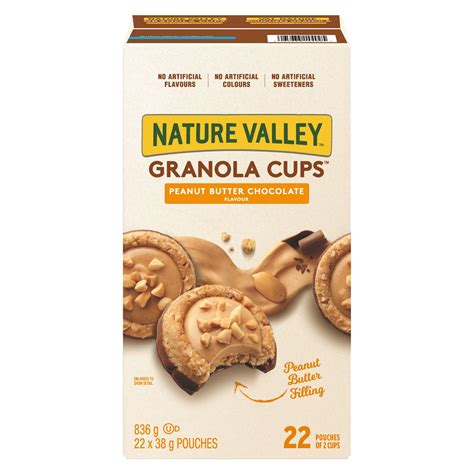 Nature Valley Granola Cups Peanut Butter Chocolate Flavour | Walmart Canada