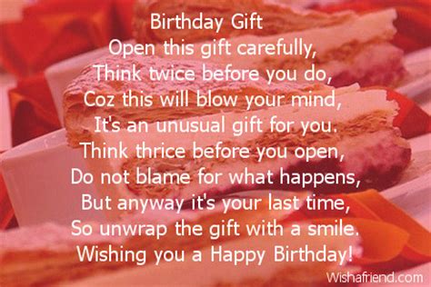 Friends Birthday Poems