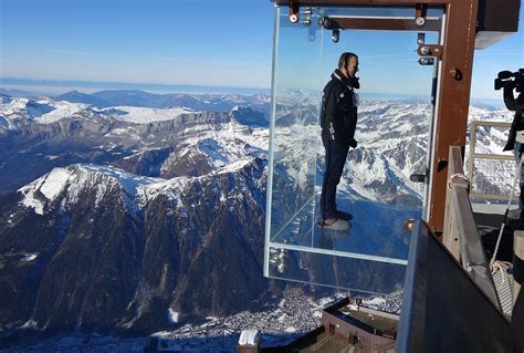 Aiguille du midi cable car in Chamonix-Mont-Blanc - French Alps ...