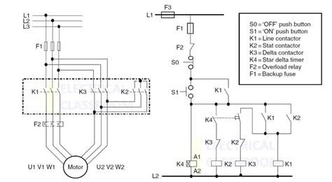 Wye Delta Starter Schematic