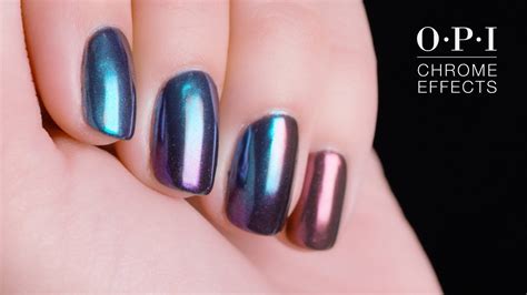 OPI Chrome Effects: Holographic Nails - YouTube