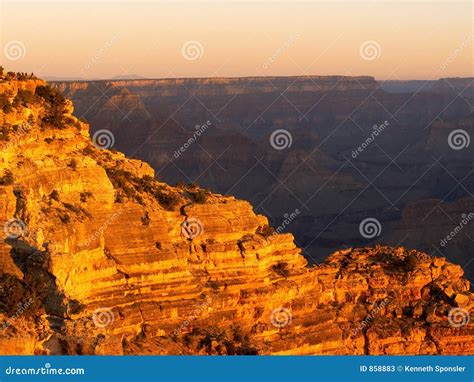 Grand Canyon sunrise 1 stock image. Image of color, vacation - 858883