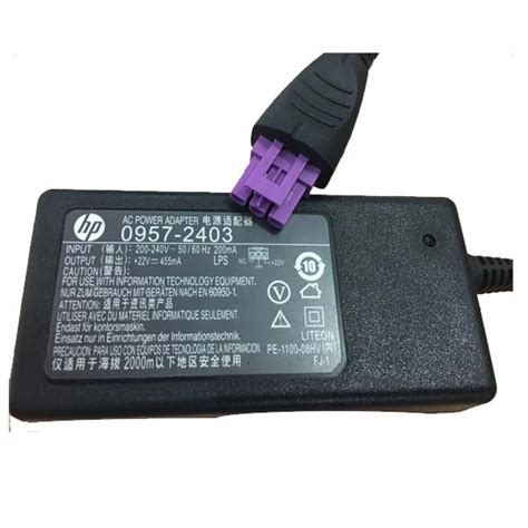 22v-455mA Printer AC Power Adapter for HP Deskjet 1518 (0957-2403 0957 ...