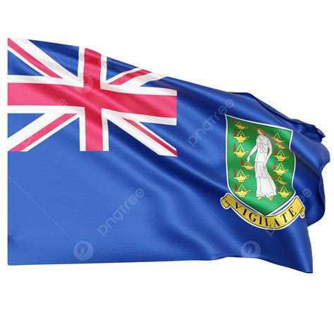 British Virgin Islands Flag Waving, British Virgin Islands Flag With ...