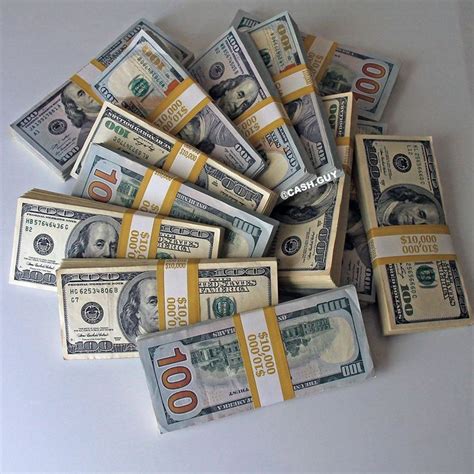 How High Is A Stack Of 100 Dollar Bills - Dollar Poster