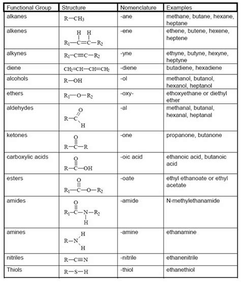 Functional Groups | Functional group, Functional groups organic ...