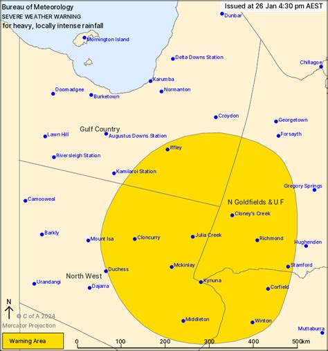 QLD Severe Weather Warning: Heavy, Locally Intense Rainfall - ewn.com.au Alert