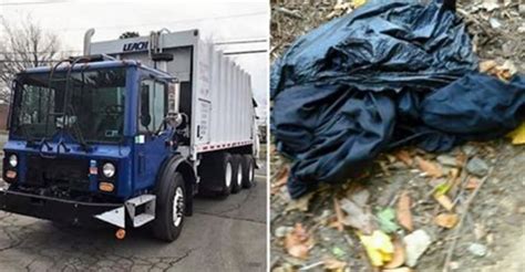 Garbagemen Crushing Trash In Their Truck, Hear Cries For Help From Plastic Bag - Goodfullness